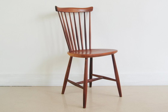 Image 1 of vintage houten spijlenstoel Pastoe