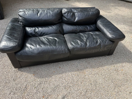 Poltrona Frau 2-zit Leder - design Tito Agnoli