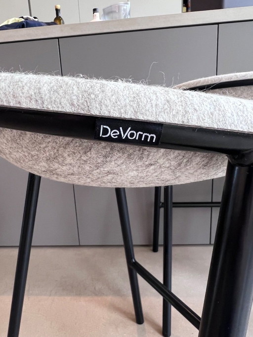 4x De Vorm LJ4 Barstool