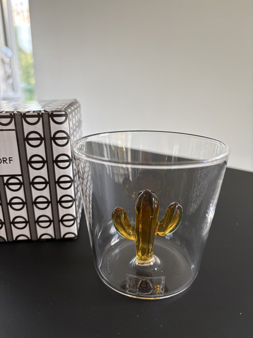 Ichendorf Milano water glass - cactus model with two arms