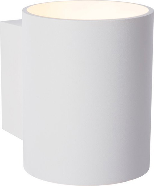Lucide XERA Wandleuchte 8 cm - Weiß - Aluminium