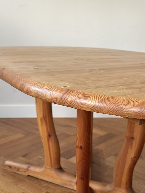 Image 1 of Vintage dining table Danish Design Dyrlund wood 1950s/60s/70s