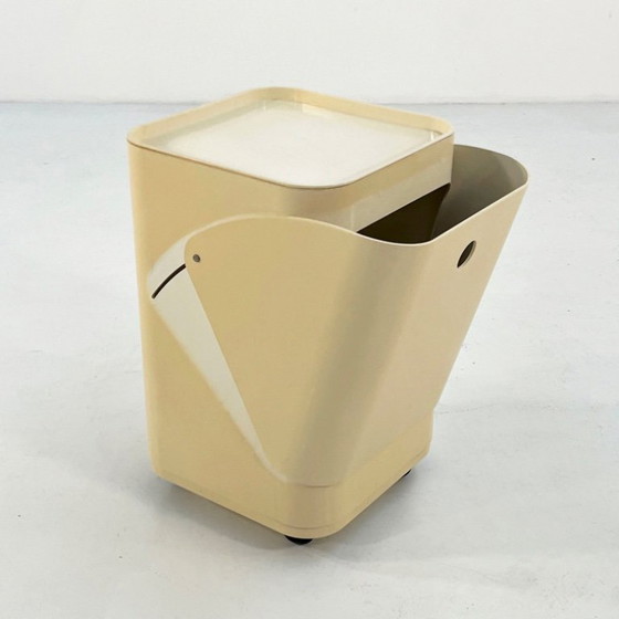 Image 1 of White Laundry Bin by Anna Castelli for Kartell, 1970s