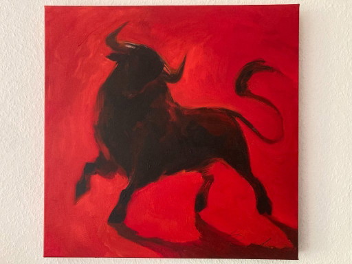 Stier "Arena roja I" van Inna Panasenko