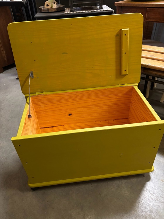Wooden chest / blanket box / toy box – Storage cabinet (photo 4 of 7)