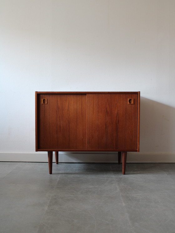 Image 1 of Vintage Danish teak sideboards, set of 2!