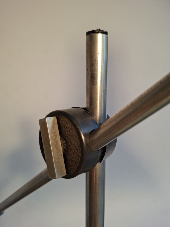 Sleek Vintage Industrial Desk Lamp, Dutch Design Sixties – Hala, Reading Lamp, Aluminium, Metal (photo 3 of 15)