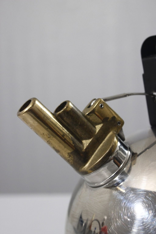 Richard Sapper & Alessi - Kettle 9091 design 1985 vintage edition Copper base