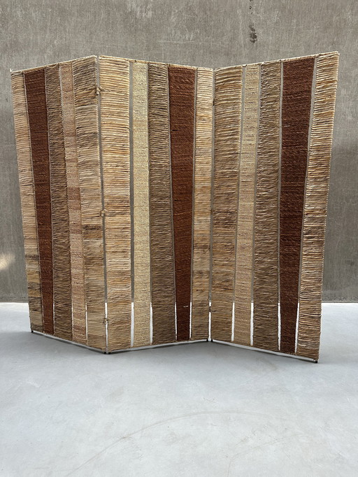 Paravent vintage / passepoil de paravent