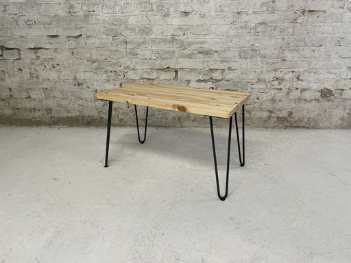 Coffee table made from reclaimed wood Handmade