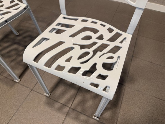 Artifort | Jeremy Harvey | Hello There Chair | White metal | 2 pieces – Dining chairs (photo 6 of 11)
