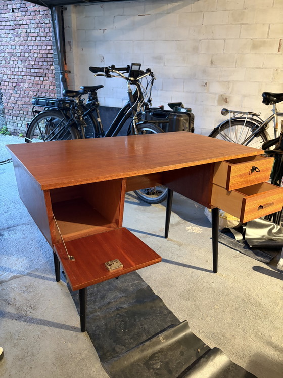 Bureau vintage – Bureaux, Metal, Wood (photo 3 of 6)