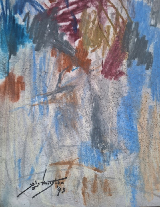 Image 1 of Large work, Jelle Hoogstra, unique, colorful, abstract