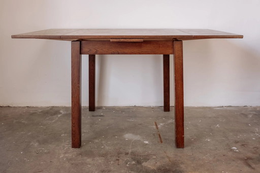 Vintage Square Extendable Dining Table