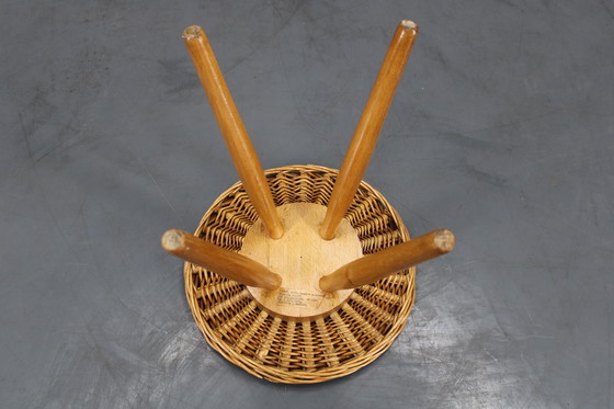 Image 1 of 1970s Jan Kalous Wooden Stool for ULUV, Czechoslovakia 