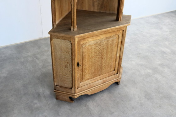 Image 1 of Brutalist Danish corner cabinet/display cabinet