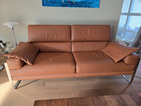 Image 1 of Calia Italia Romeo, 2,5 plazas, cuero, diseño (2 piezas)