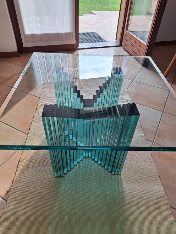 Rare Table Basse "Supercalif" de Luigi Massoni pour Gallotti & Radice – Années 80/90 (Sur Mesure) (photo 2 of 8)