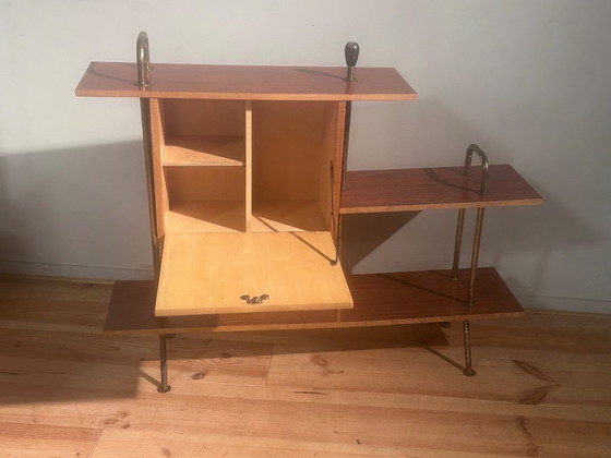 Image 1 of Mobile bar/scaffale in stile Mid-Century Modern anni Cinquanta