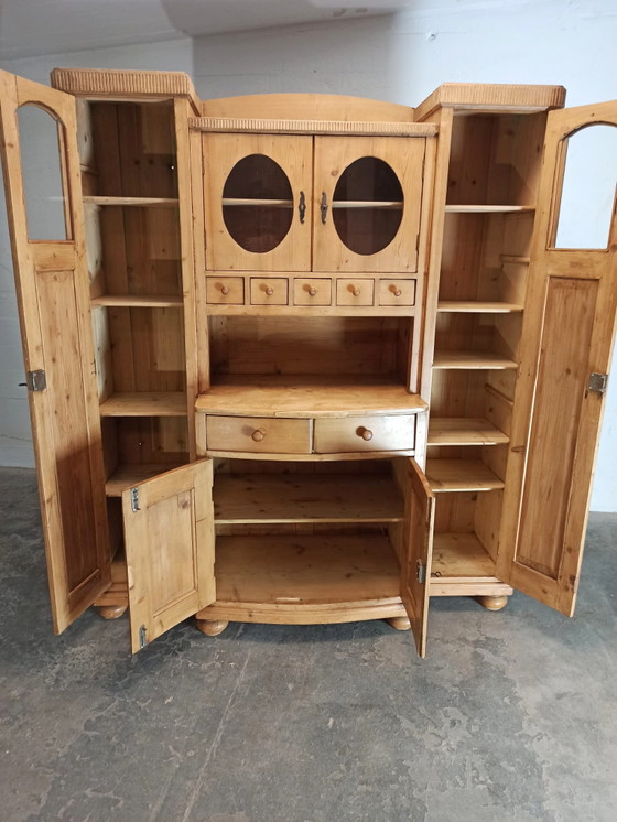 Buffet ancien en pin massif – Armoires murales, Wood (photo 6 of 15)