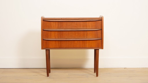 Commode vintage | 3 tiroirs | Table de chevet