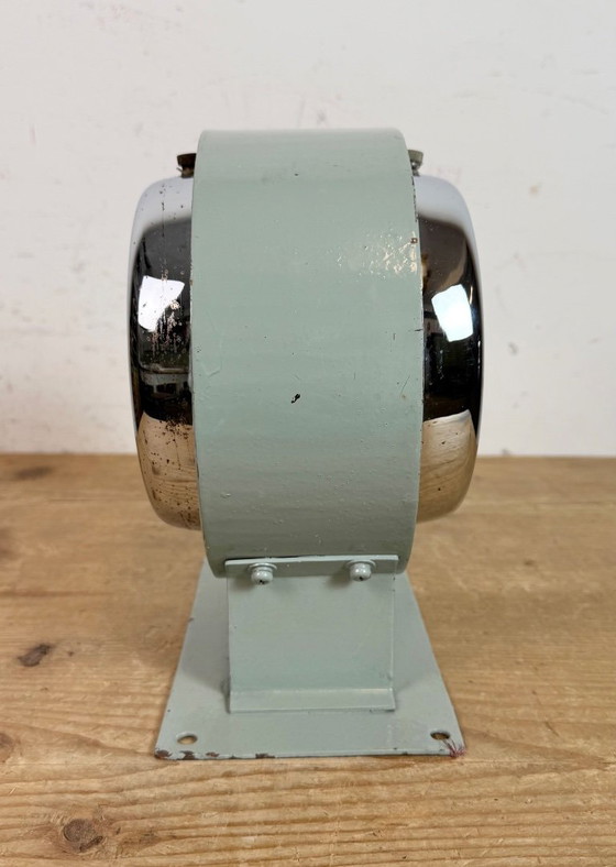 Image 1 of Vintage Green NHE Double-Sided Ship Wall Clock, 1980s