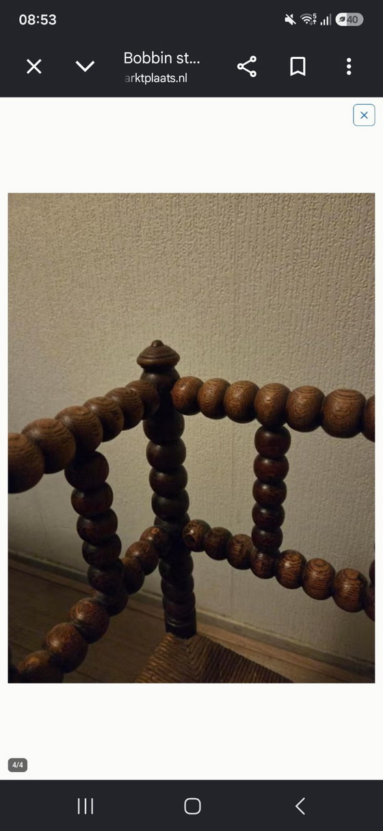 Image 1 of Bobbin hoekstoel