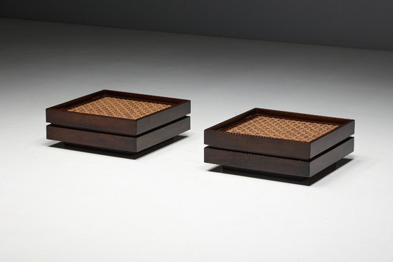 Image 1 of Brazilian Ottomans by Celina Decorações, Brazil, 1960s