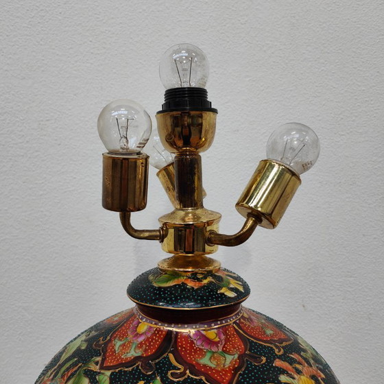 Image 1 of Antique vase lamp, Chinese table lamp, porcelain bedside lamp