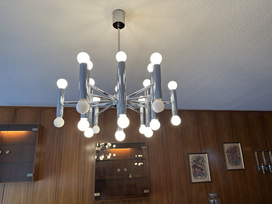 Image 1 of 1960s chandelier, "Sciolari" style