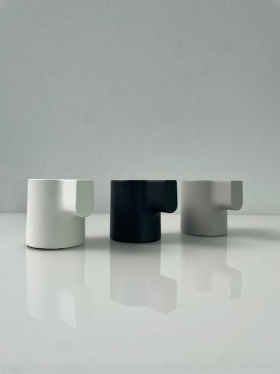 Image 1 of Set of 3 IKEA Ypperlig x HAY candlesticks