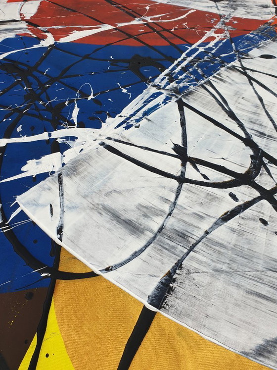 Image 1 of Jürgen Angeler - Red Flower - 215 x 150 cm