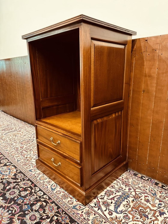 Armario de oficina inglés clásico – Muebles TV, Madera, Latón (photo 3 of 10)
