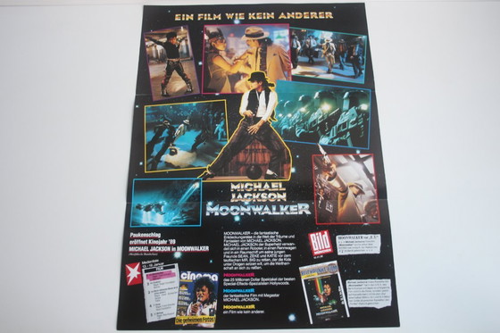 Image 1 of Double-sided movie poster - Michael Jackson: Moonwalker, 1989