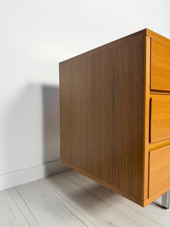 Credenza Lowboard Tedesca in Teak Mid-Century Vintage anni '60 – Credenze, Legno (photo 4 of 16)
