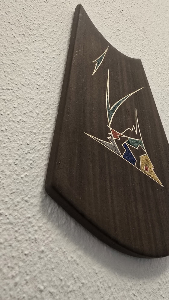 Piatto da parete vintage L'Ancora Kera-Teak in ceramica con pesce (MCM anni '50) – L'Ancora Kera-Teak Ceramic (photo 4 of 6)