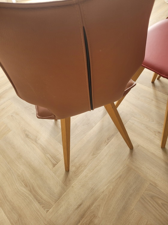 Designer Esszimmerstühle X 6 – Bree's New World, Leather (photo 4 of 6)