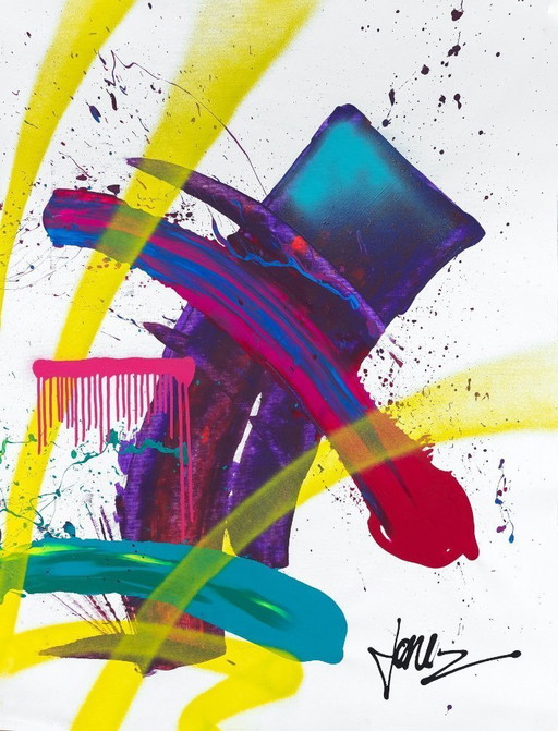 Daniel Jonez - Aurora Boreal - Artist's Canvas – schilderijen tekeningen