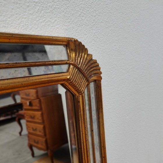 Miroir de cheminée DeKnudt style Hollywood Regency – Plastic (photo 9 of 16)