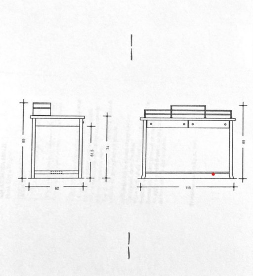Scrivania Frank Lloyd Wright - Scrivania Meyer May Cassina
