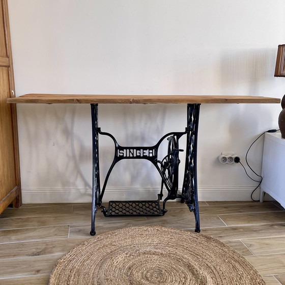 Image 1 of Singer Console