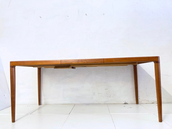 Image 1 of XXL teak dining table by Bramin Design HW Klein, 1960s, Made in Denmark