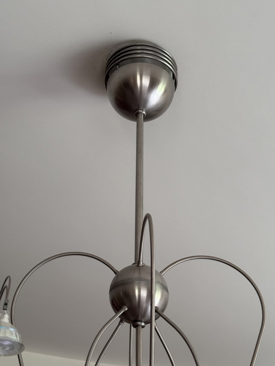 Lampadario sublime in acciaio inossidabile – Lampade a sospensione, Aluminium, Glass (photo 2 of 10)