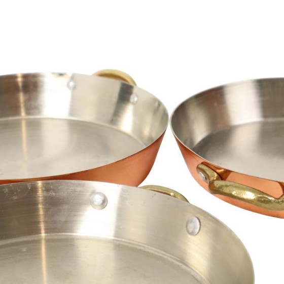 Image 1 of Set di 6 pentole in rame