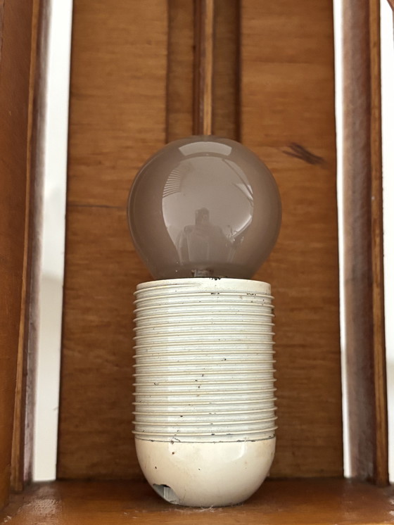 Image 1 of Lámpara escandinava de listones de madera años 70