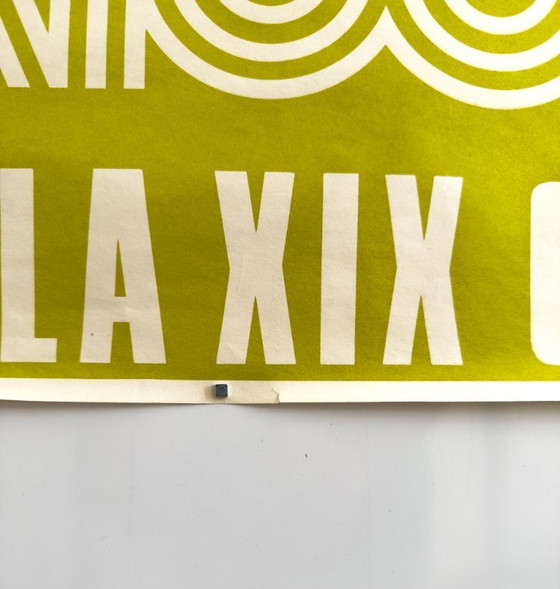 Image 1 of 🏅 Mexico 68 – Juegos de la XIX Olimpiada | Original vintage olympics poster | 90 x 90cm | Lance Wyman | Plakat