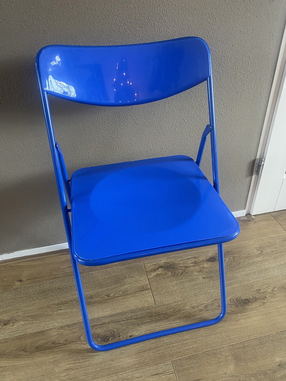 Image 1 of 4 vintage IKEA klapstoelen Niels Gammelgaard