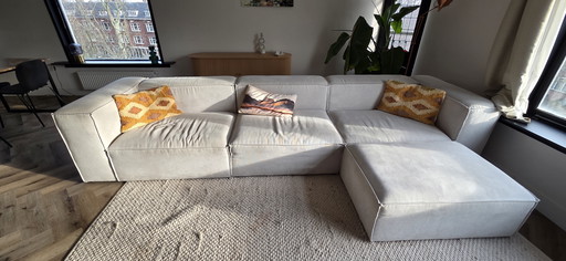 Divano angolare modulare Lennon (4 posti) con pouf - Westwing