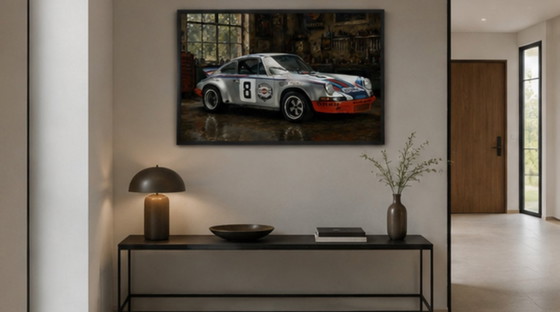 Porsche 911 Carrera RSR Martini Racing #8 – Targa Florio 1973 – Kunstdrucke, Paper (photo 6 of 7)