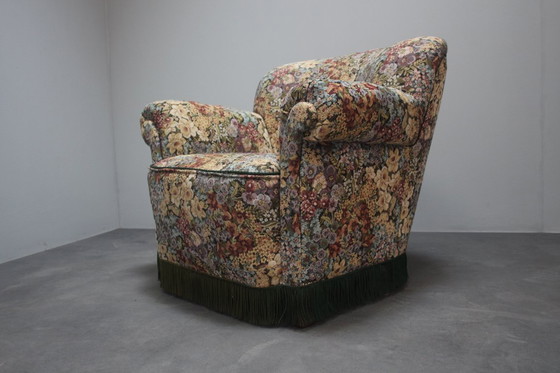 Image 1 of Fauteuil club design, années 1940.